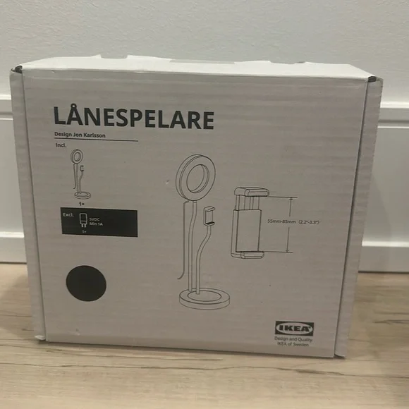 IKEA Cameras, Photo Video Ring Light With Phone Holder